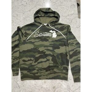 Livnfresh.com Women's S Smitten With The Mitten Michigan Camo‎ Hoodie Sweatshirt
